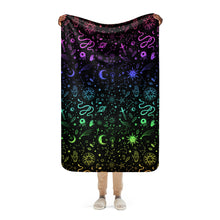 Load image into Gallery viewer, Magic Blanket! Rainbow Halloween Blanket ! New, 3 Sizes
