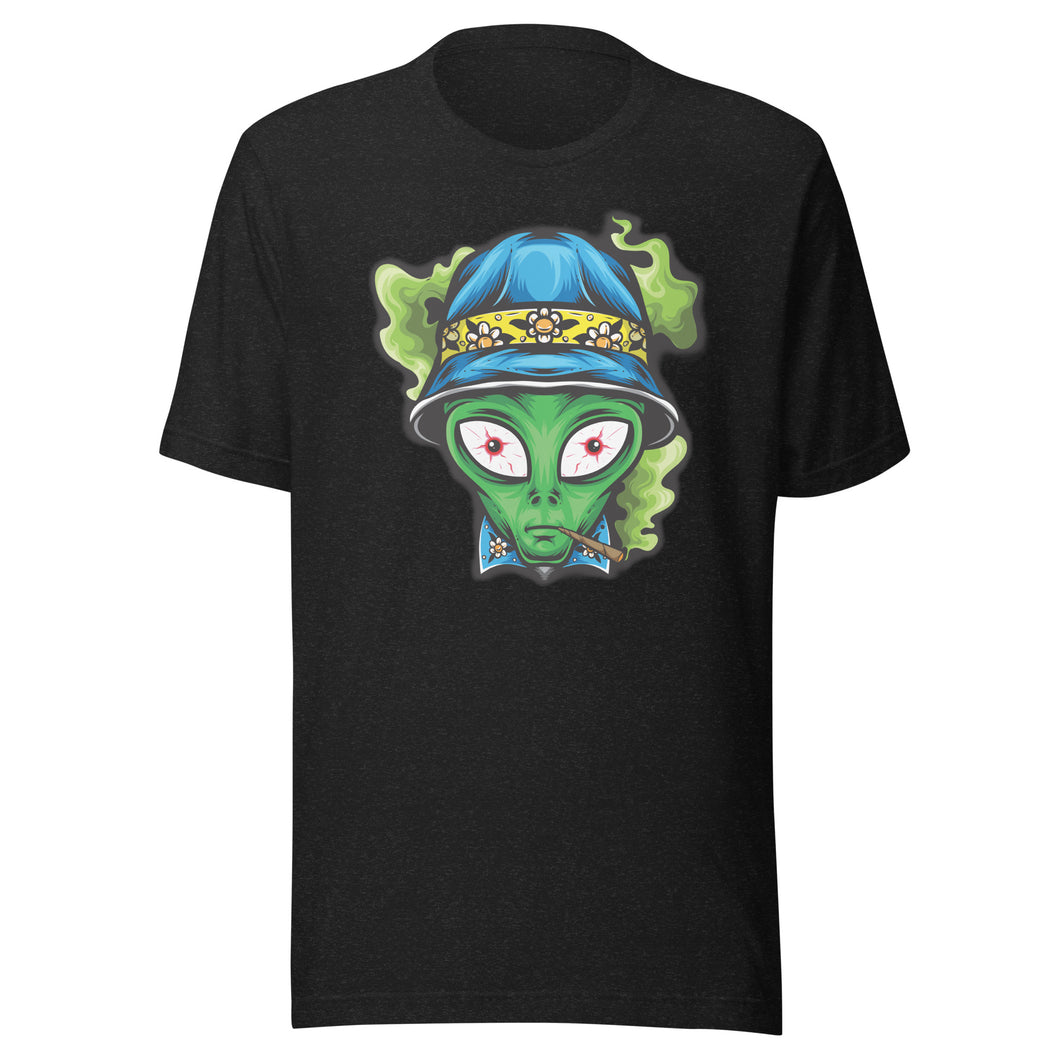 Alien is Smoking Unisex t-shirt