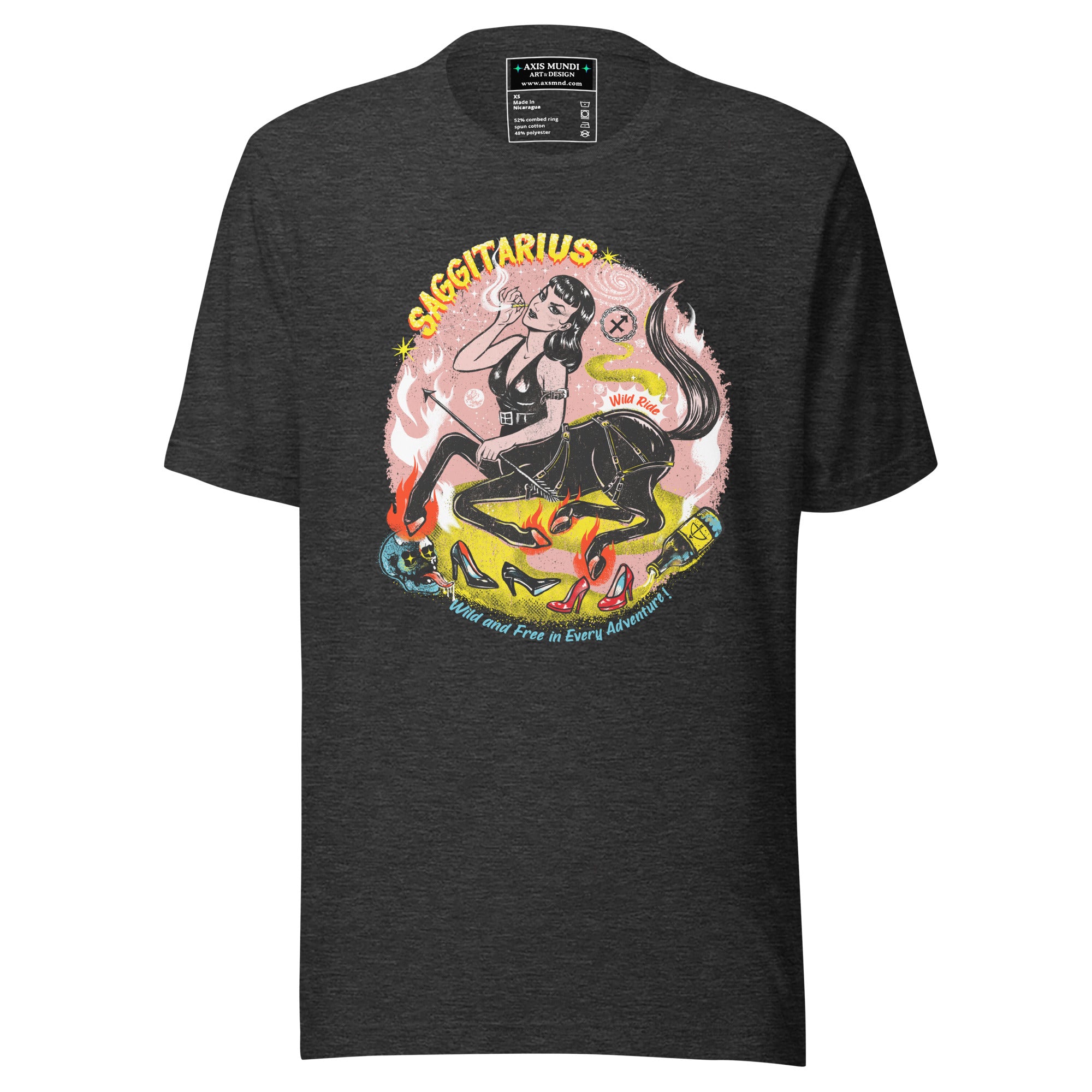 Sagittarius T-shirt, Wild Ride! – Axis Mundi Design