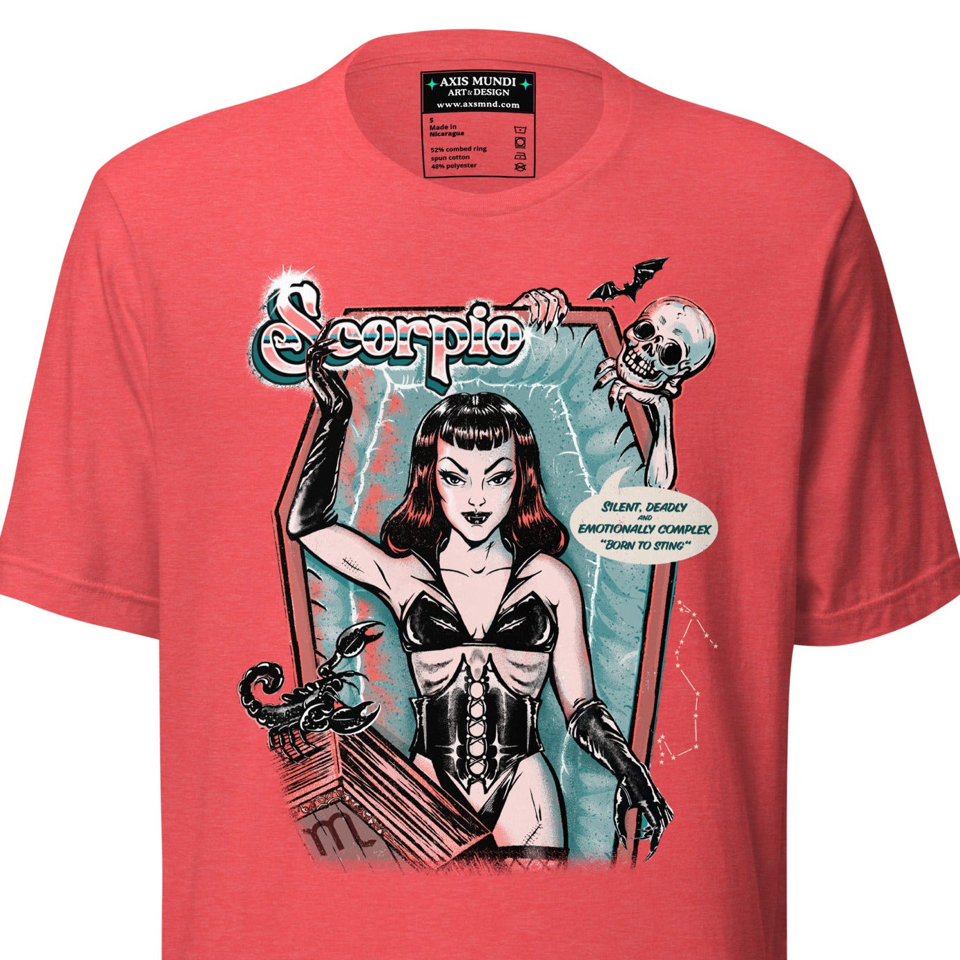 Scorpio T-Shirt, Zodiac T-Shirt – Axis Mundi Design