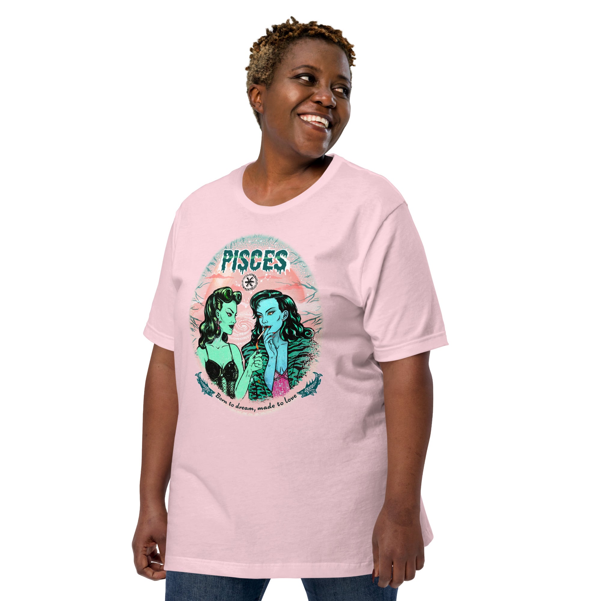 Pisces T-Shirt, Zodiac T-Shirt – Axis Mundi Design