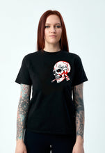 Load image into Gallery viewer, Smoking Skull T-shirt, Biker T-shirt
