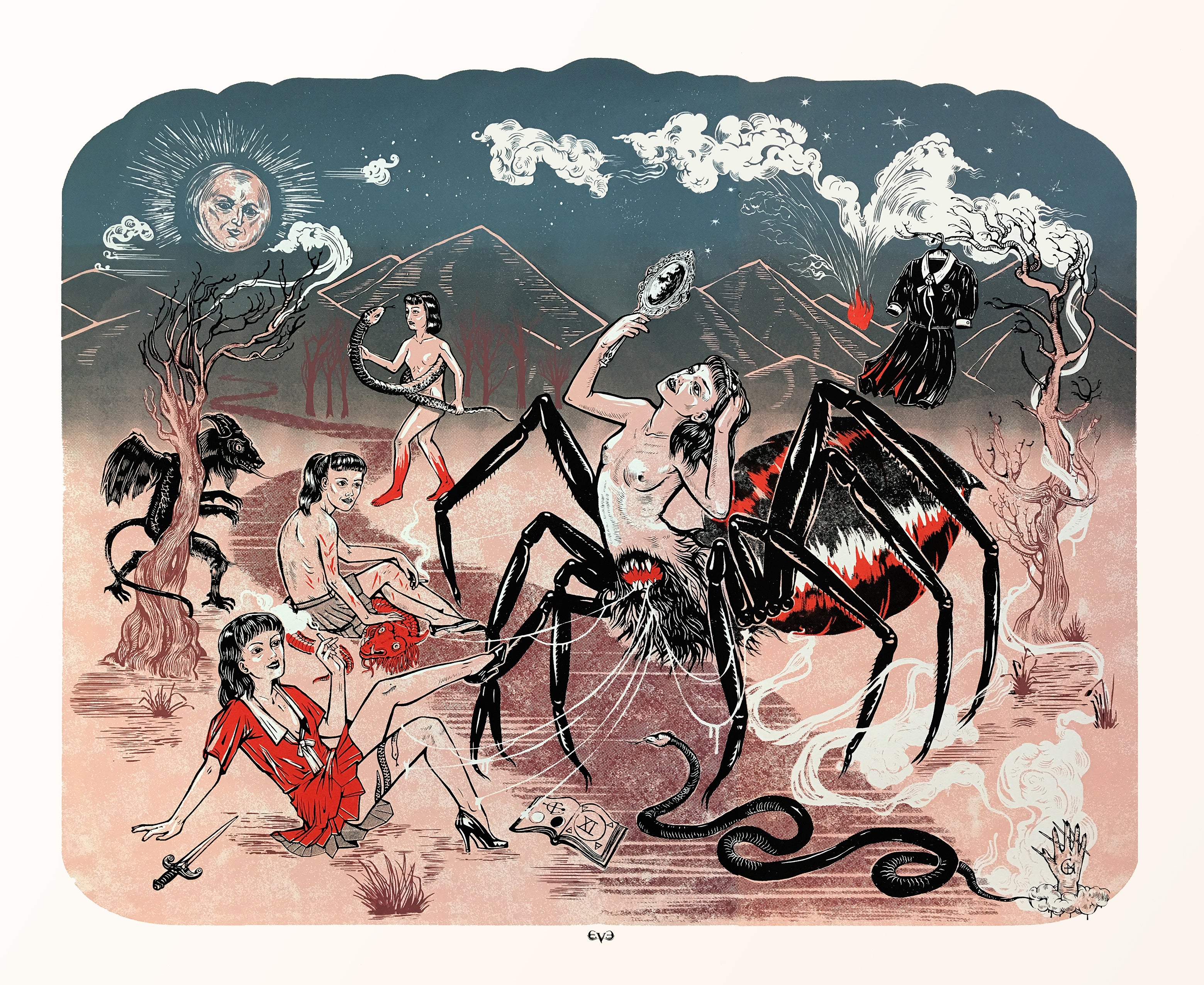 Arachne, Screenprint 27.5" x 39", 5 left!