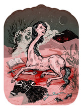 Load image into Gallery viewer, Centaur, Fine Art print,  Shapeshifter Witch 11.4&quot;x16.5&quot;
