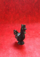 Load image into Gallery viewer, Rooster Figurine, Handmade Basalt
