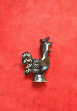 Load image into Gallery viewer, Rooster Figurine, Handmade Basalt
