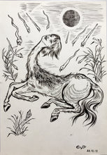 Load image into Gallery viewer, Centaur - Shapeshifter Witch, Original Ink Art
