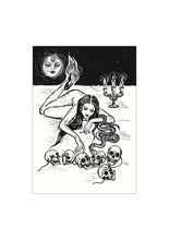 Load image into Gallery viewer, Kali print, Witch art, Art print,  Fine art print, 21x29,7 cm
