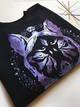 Load image into Gallery viewer, Lilac Metallic Cat T-shirt
