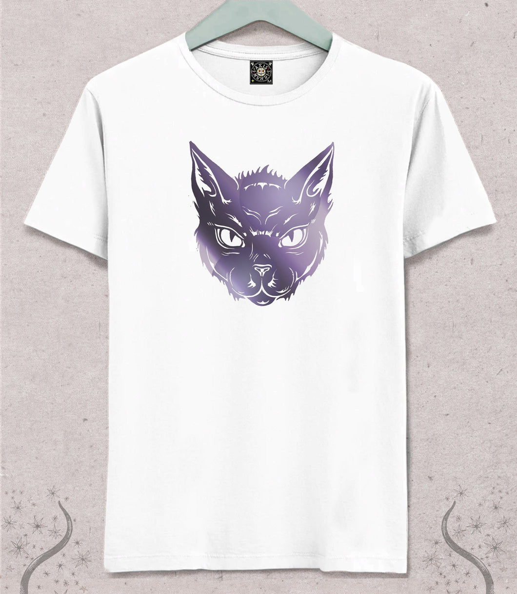 Lilac Metallic Cat T-shirt