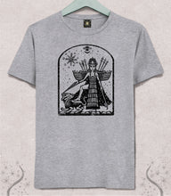 Load image into Gallery viewer, New! Ishtar T-shirt, Extraterrestrial White &amp; Grey
