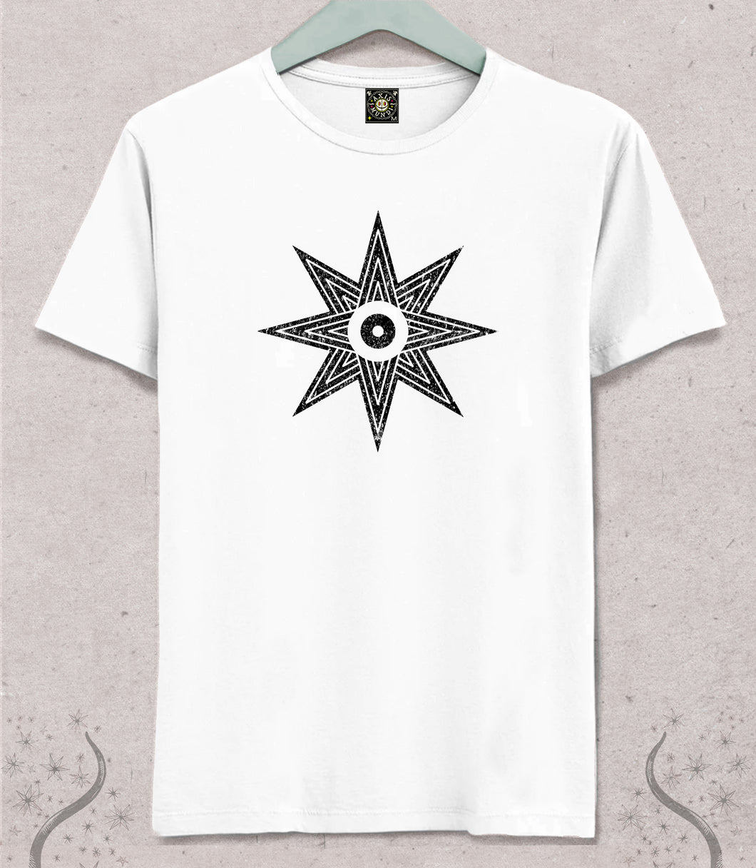 Star of Ishtar T-shirt, Gold & Silver versions