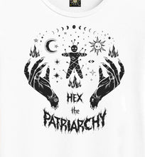 Load image into Gallery viewer, Hex the Patriarchy Tee White
