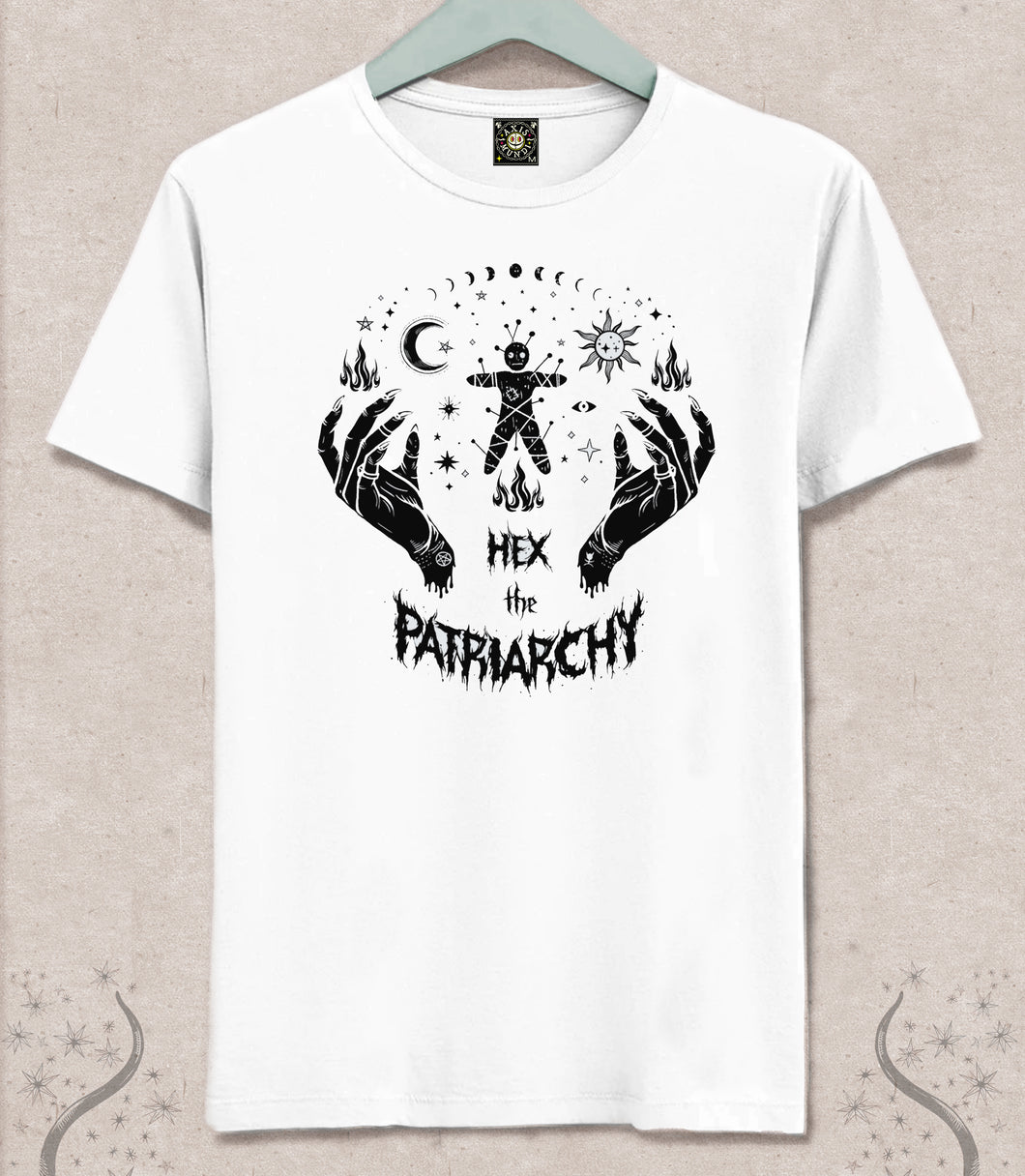 Hex the Patriarchy Tee White