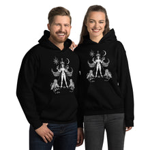 Load image into Gallery viewer, Inanna - Ishtar Black Unisex Hoodie
