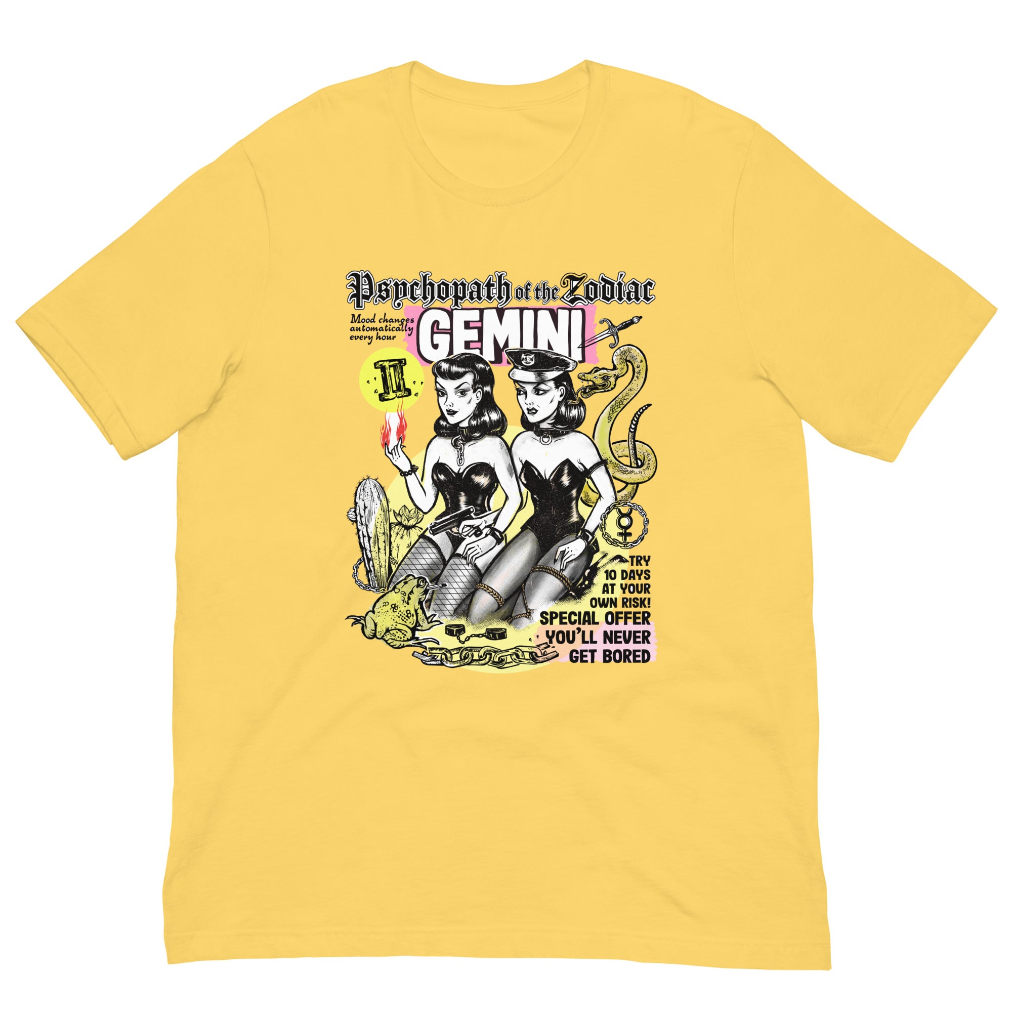 Gemini Tshirt, Light Colors Ash / M, image size:2000x2000