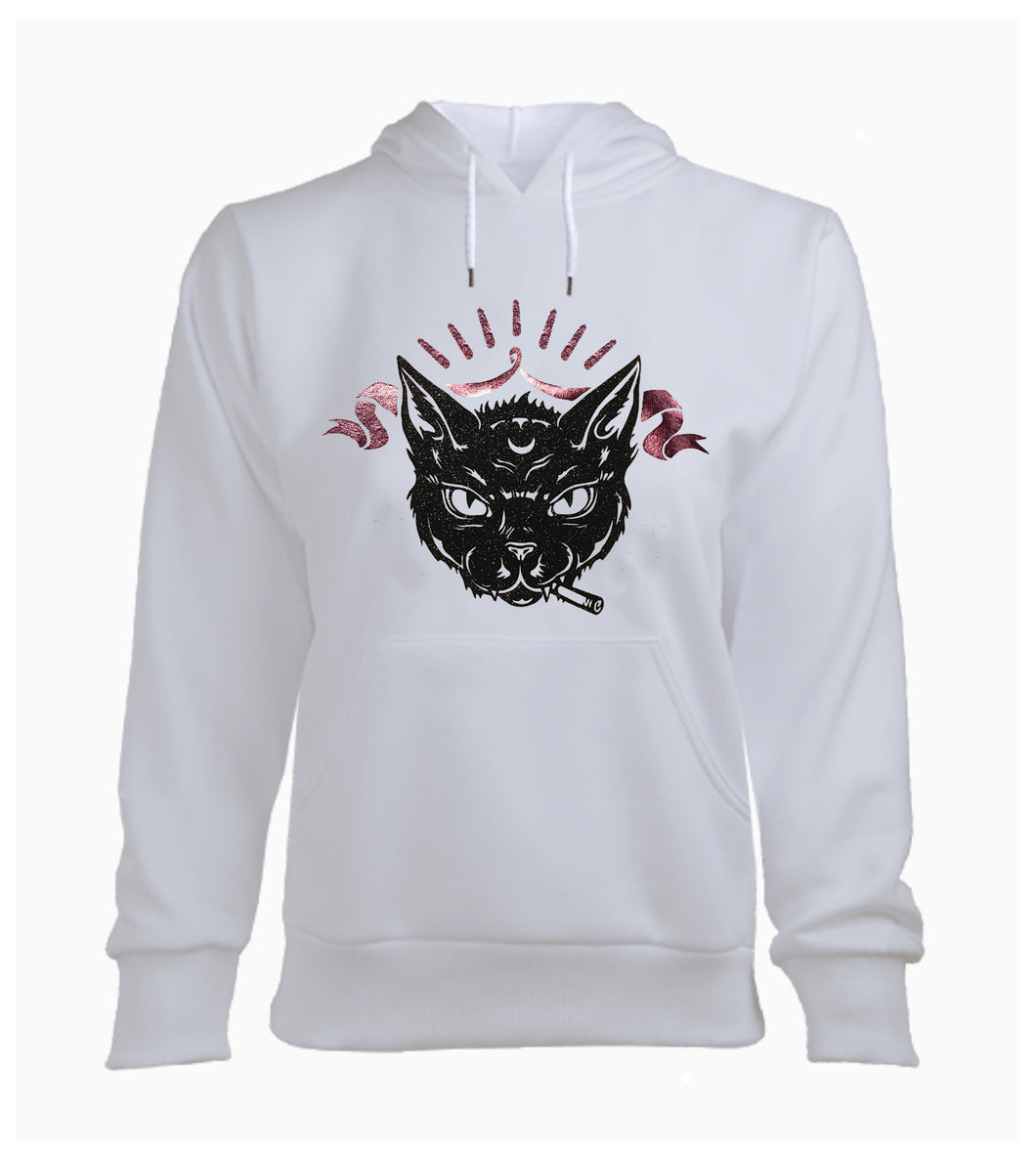 Black Cat Sweatshirt & Hoodie