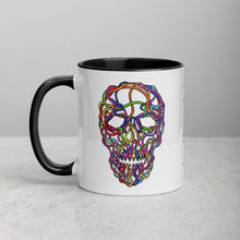 Load image into Gallery viewer, Synth - Death Patch Mug with Color Inside! Black and Red
