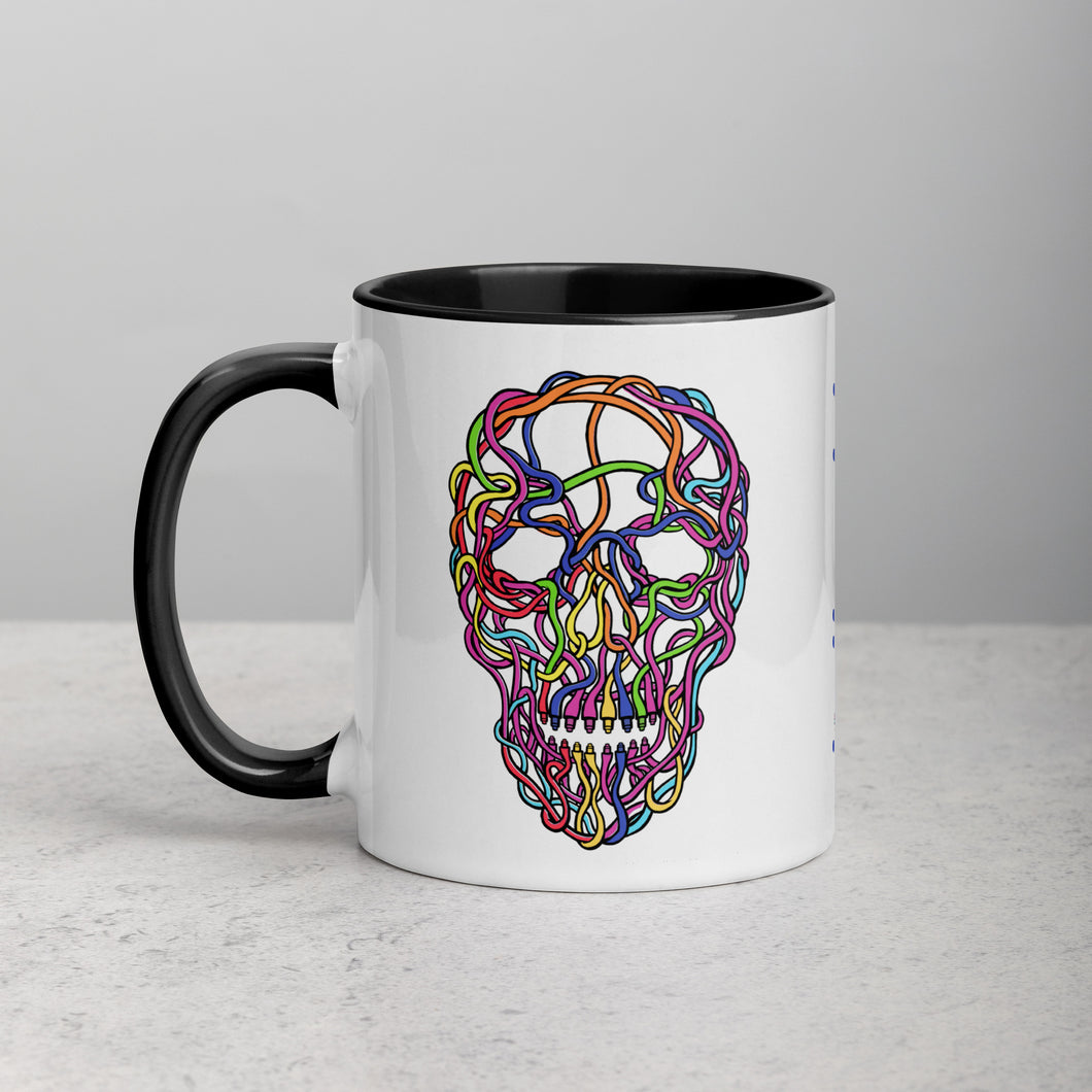 Synth - Death Patch Mug with Color Inside! Black and Red